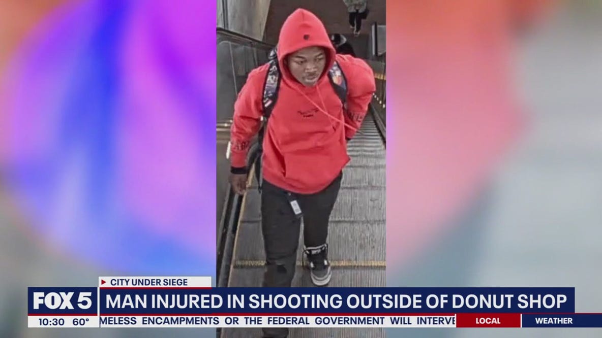 Man injured in shooting outside of DC donut shop